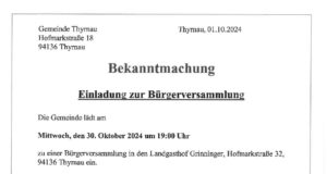 Bürgerversammlung 2024