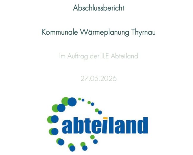 Bild Abschlussbericht Kommunale Wärmeplanung Thyrnau